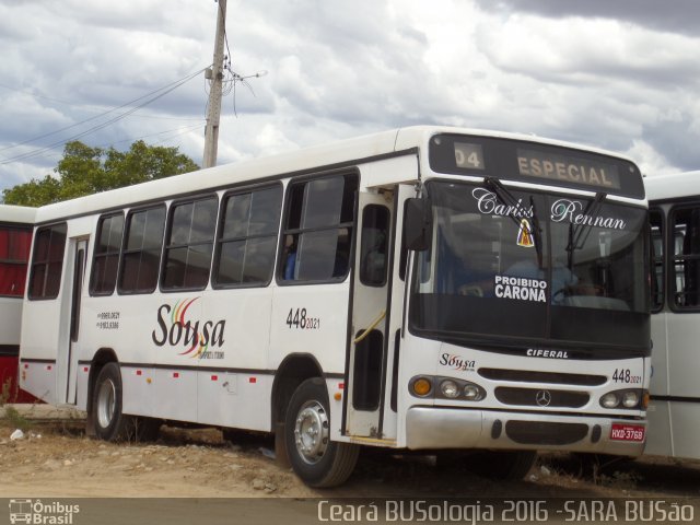 Sousa Transporte e Turismo 021 na cidade de Canindé, Ceará, Brasil, por Antonio Roberto Alves da Silva. Número da foto: #4414355.