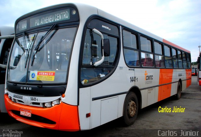 Rápido Araguaia 1441-1 na cidade de Goiânia, Goiás, Brasil, por Carlos Júnior. Número da foto: #4414442.