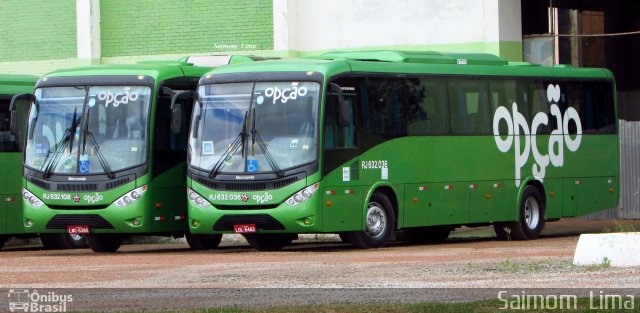 Opção Fretamento e Turismo RJ 632.036 na cidade de Campos dos Goytacazes, Rio de Janeiro, Brasil, por Saimom  Lima. ID da foto: 4414265.