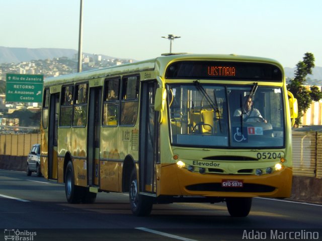 SM Transportes 05204 na cidade de Belo Horizonte, Minas Gerais, Brasil, por Adão Raimundo Marcelino. ID da foto: 4414618.