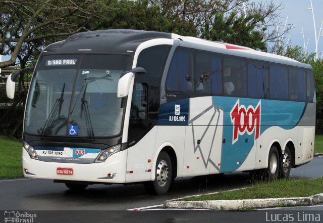 Auto Viação 1001 RJ 108.1090 na cidade de Florianópolis, Santa Catarina, Brasil, por Lucas Lima. Número da foto: #4416270.