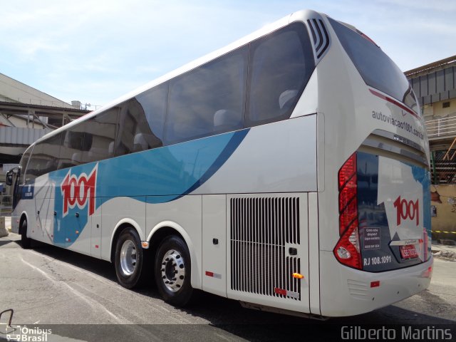 Auto Viação 1001 RJ 108.1091 na cidade de Rio de Janeiro, Rio de Janeiro, Brasil, por Gilberto Martins. Número da foto: #4416535.