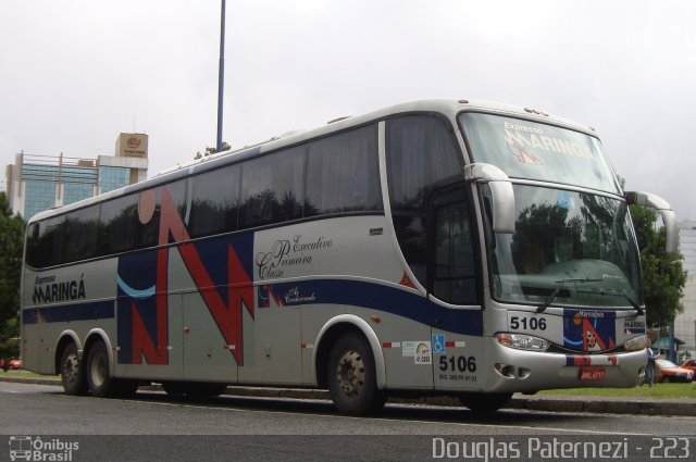 Expresso Maringá 5106 na cidade de Curitiba, Paraná, Brasil, por Douglas Paternezi. ID da foto: 4415626.