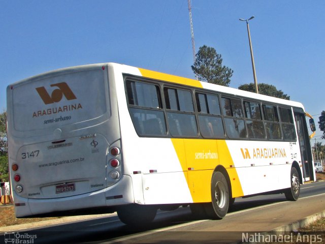Viação Araguarina 3147 na cidade de Anápolis, Goiás, Brasil, por Nathanael de Jesus  Azevedo. Número da foto: #4416731.