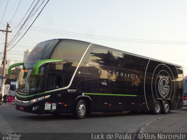 Viação Garcia 7018 na cidade de São Paulo, São Paulo, Brasil, por Luis de Ricado Brito. Número da foto: #4417250.