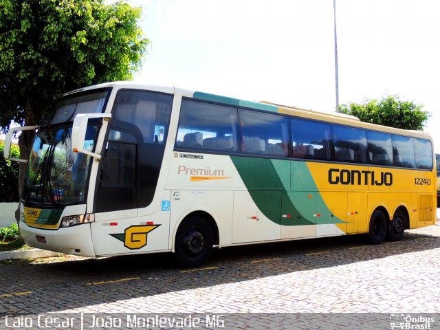 Empresa Gontijo de Transportes 12240 na cidade de João Monlevade, Minas Gerais, Brasil, por Caio César de Freitas Lopes. ID da foto: 4419196.