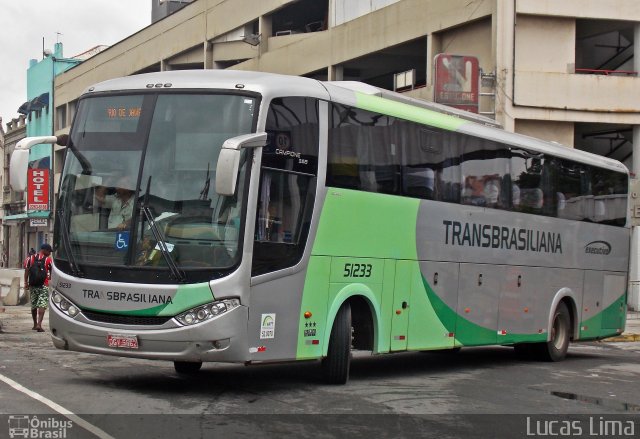 Transbrasiliana Transportes e Turismo 51233 na cidade de Rio de Janeiro, Rio de Janeiro, Brasil, por Lucas Lima. ID da foto: 4418762.