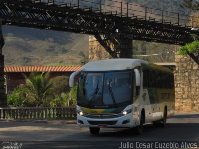 Empresa Gontijo de Transportes 3215 na cidade de Dom Silvério, Minas Gerais, Brasil, por Julio Cesar Euzebio Alves. ID da foto: 4419399.