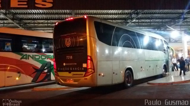 Viação Garcia 7218 na cidade de Presidente Prudente, São Paulo, Brasil, por Paulo  Gusmão. ID da foto: 4417733.