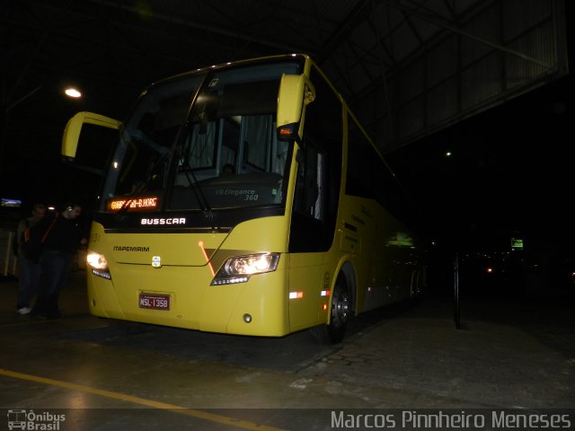 Viação Itapemirim 48131 na cidade de Vitória, Espírito Santo, Brasil, por Marcos Pinnheiro Meneses. ID da foto: 4417290.