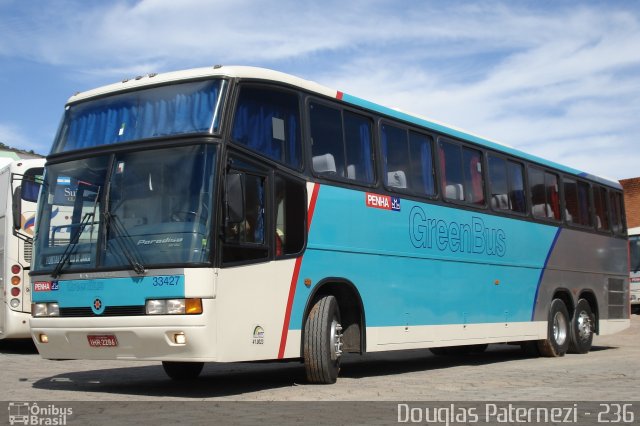 Empresa de Ônibus Nossa Senhora da Penha 33427 na cidade de Biguaçu, Santa Catarina, Brasil, por Douglas Paternezi. ID da foto: 4419078.