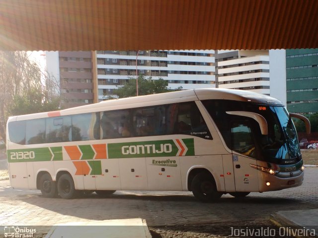 Empresa Gontijo de Transportes 21320 na cidade de Juazeiro do Norte, Ceará, Brasil, por Josivaldo Oliveira. ID da foto: 4417120.