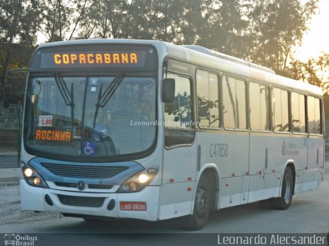 Viação Redentor C47858 na cidade de Rio de Janeiro, Rio de Janeiro, Brasil, por Leonardo Alecsander. Número da foto: #4417453.
