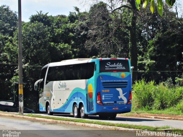 Expresso Satélite Norte 14400 na cidade de Anápolis, Goiás, Brasil, por Nathanael de Jesus  Azevedo. Número da foto: #4420165.