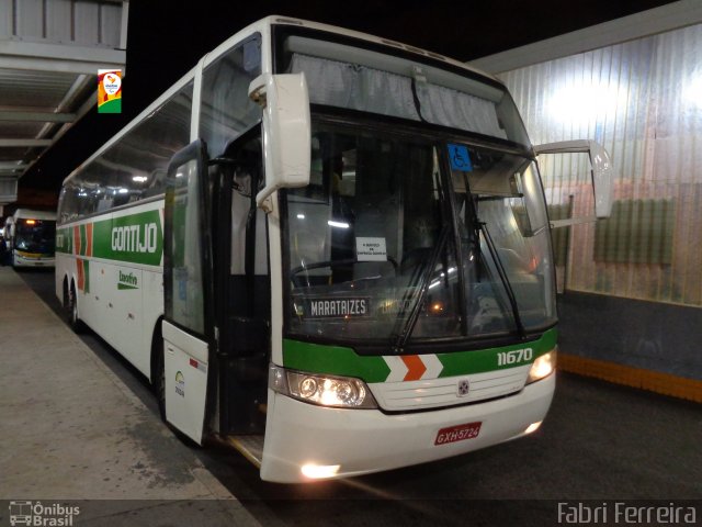 Empresa Gontijo de Transportes 11670 na cidade de Belo Horizonte, Minas Gerais, Brasil, por Fabri Ferreira. ID da foto: 4421322.