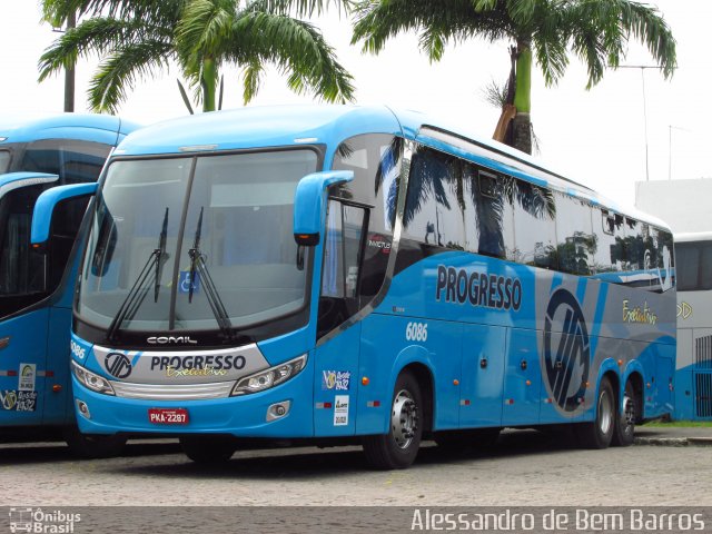 Auto Viação Progresso 6086 na cidade de Recife, Pernambuco, Brasil, por Alessandro de Bem Barros. Número da foto: #4420300.