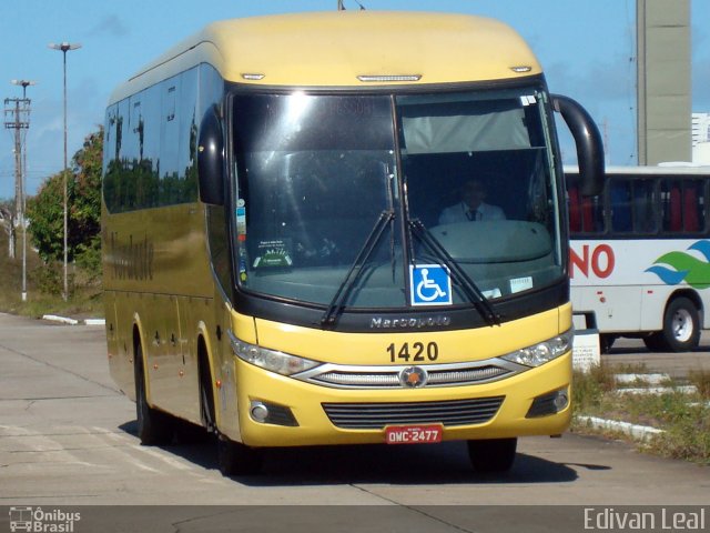 Viação Nordeste 1420 na cidade de Natal, Rio Grande do Norte, Brasil, por Edivan Leal. Número da foto: #4420461.