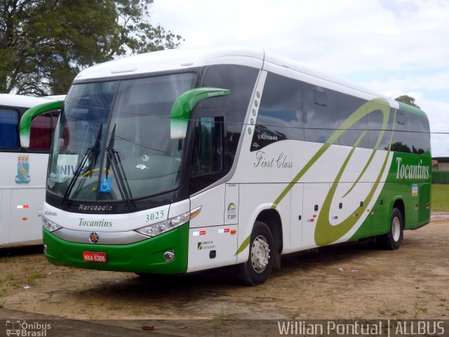 Tocantins Transportes e Turismo 3025 na cidade de Maceió, Alagoas, Brasil, por Willian Pontual. ID da foto: 4421383.