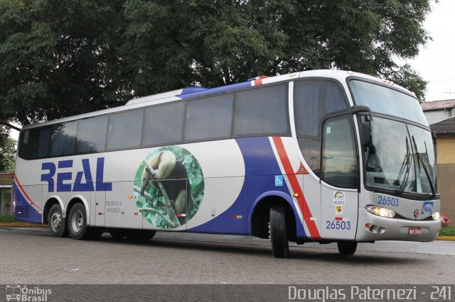 Real Transporte e Turismo 26503 na cidade de São Paulo, São Paulo, Brasil, por Douglas Paternezi. ID da foto: 4420019.