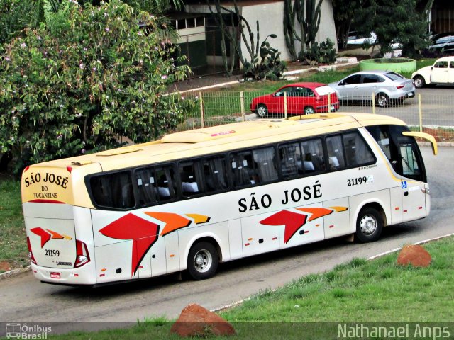 Expresso São José do Tocantins 21199 na cidade de Anápolis, Goiás, Brasil, por Nathanael de Jesus  Azevedo. Número da foto: #4420760.