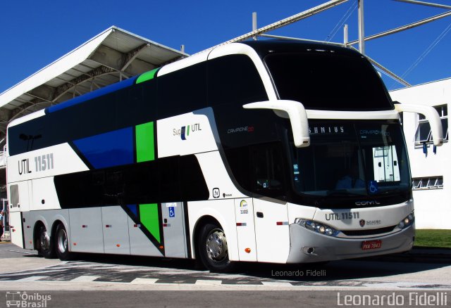 UTIL - União Transporte Interestadual de Luxo 11511 na cidade de Guarulhos, São Paulo, Brasil, por Leonardo Fidelli. ID da foto: 4420204.