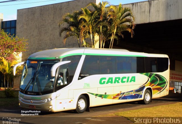 Viação Garcia 7766 na cidade de Apucarana, Paraná, Brasil, por Sérgio de Sousa Elias. Número da foto: #4424269.