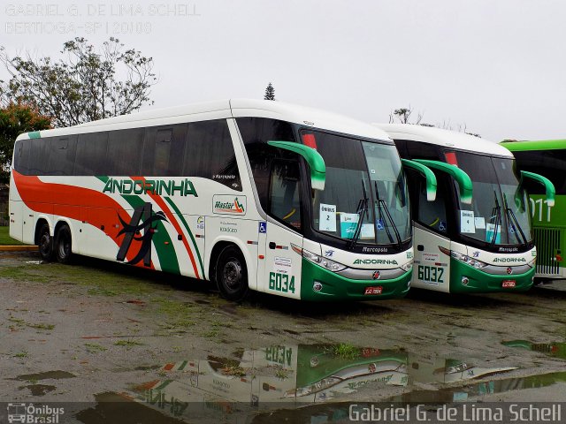 Empresa de Transportes Andorinha 6034 na cidade de Bertioga, São Paulo, Brasil, por Gabriel Giacomin de Lima. Número da foto: #4423839.