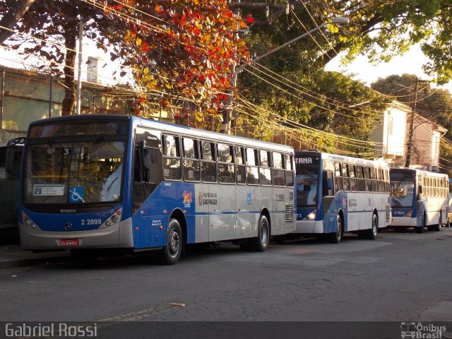 Sambaíba Transportes Urbanos 2 2899 na cidade de São Paulo, São Paulo, Brasil, por Gabriel Rossi . Número da foto: #4424426.