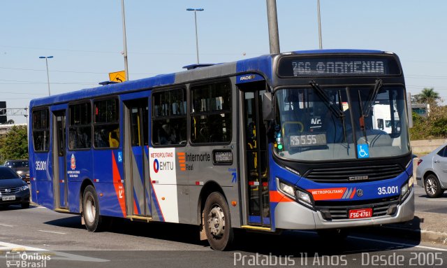 Real Transportes Metropolitanos 35.001 na cidade de São Paulo, São Paulo, Brasil, por Cristiano Soares da Silva. Número da foto: #4422410.