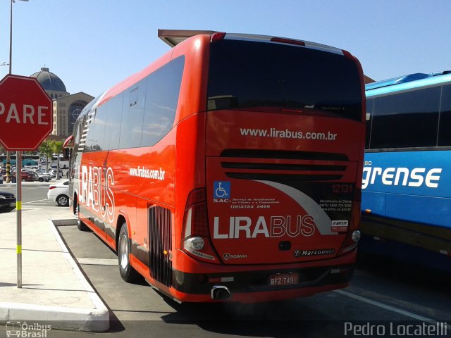 Lirabus 12131 na cidade de Aparecida, São Paulo, Brasil, por Pedro Locatelli. Número da foto: #4421852.