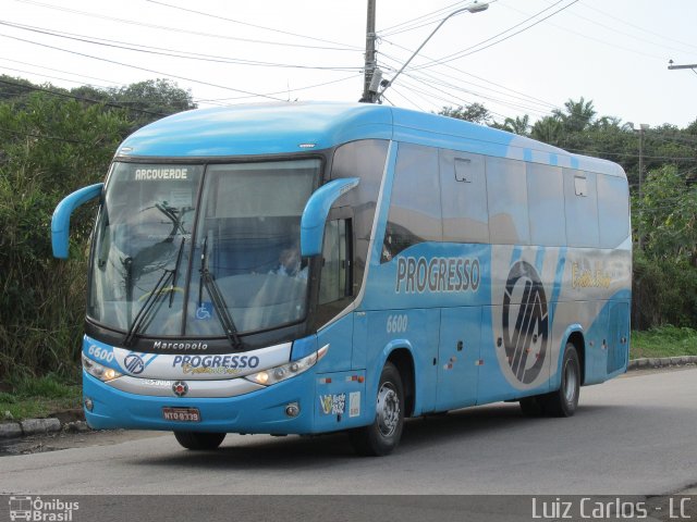 Auto Viação Progresso 6600 na cidade de Recife, Pernambuco, Brasil, por Luiz Carlos de Santana. Número da foto: #4423392.