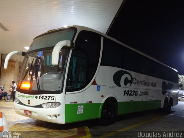 Viação Continental de Transportes 14275 na cidade de Limeira, São Paulo, Brasil, por Douglas Andrez. ID da foto: 4366657.