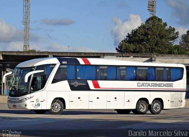 Auto Viação Catarinense 3022 na cidade de Curitiba, Paraná, Brasil, por Danilo Marcelo Silva. ID da foto: 4366580.