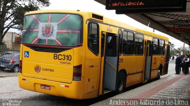 Transporte Coletivo Glória BC310 na cidade de Curitiba, Paraná, Brasil, por Anderson Taborda de Lima. Número da foto: #4367743.