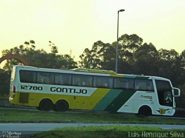 Empresa Gontijo de Transportes 12780 na cidade de Três Corações, Minas Gerais, Brasil, por Luis Henrique Silva. Número da foto: #4368069.