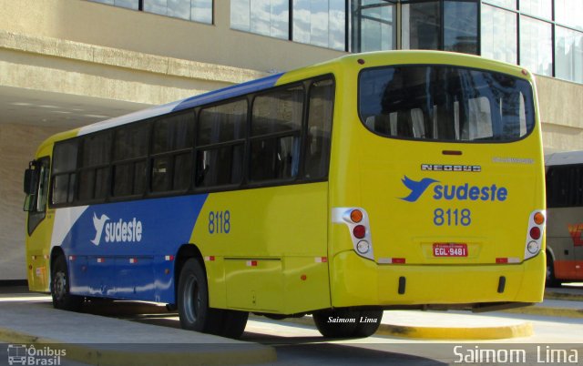 Viação Sudeste 8118 na cidade de Guarapari, Espírito Santo, Brasil, por Saimom  Lima. ID da foto: 4367699.