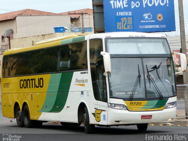 Empresa Gontijo de Transportes 11720 na cidade de Uberaba, Minas Gerais, Brasil, por Fernando Reis. ID da foto: 4366551.