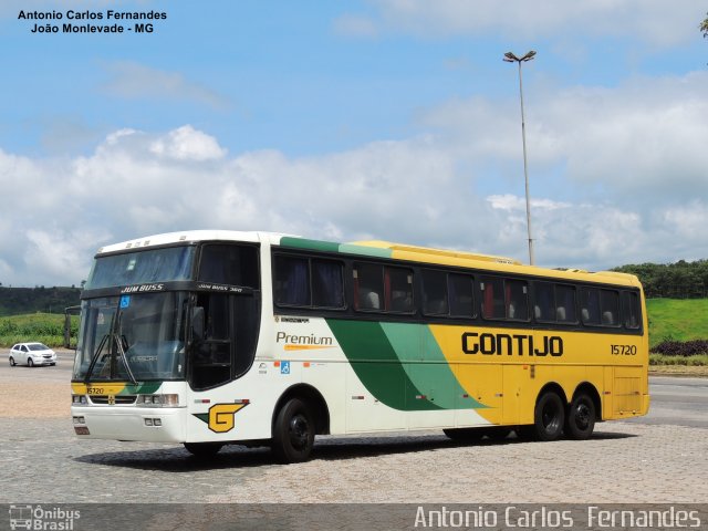 Empresa Gontijo de Transportes 15720 na cidade de João Monlevade, Minas Gerais, Brasil, por Antonio Carlos Fernandes. ID da foto: 4367048.