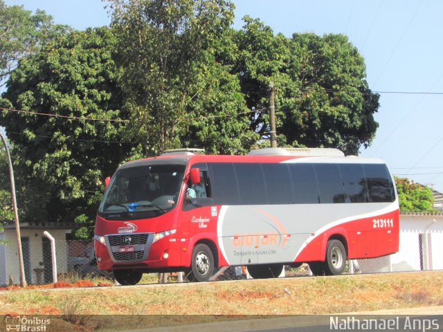 Giotur Transportes e Turismo 213111 na cidade de Anápolis, Goiás, Brasil, por Nathanael de Jesus  Azevedo. Número da foto: #4366182.