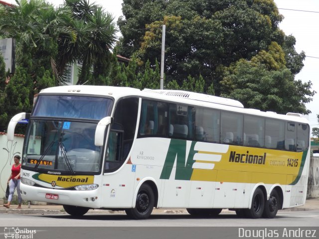 Viação Nacional 14215 na cidade de Goiânia, Goiás, Brasil, por Douglas Andrez. Número da foto: #4366586.
