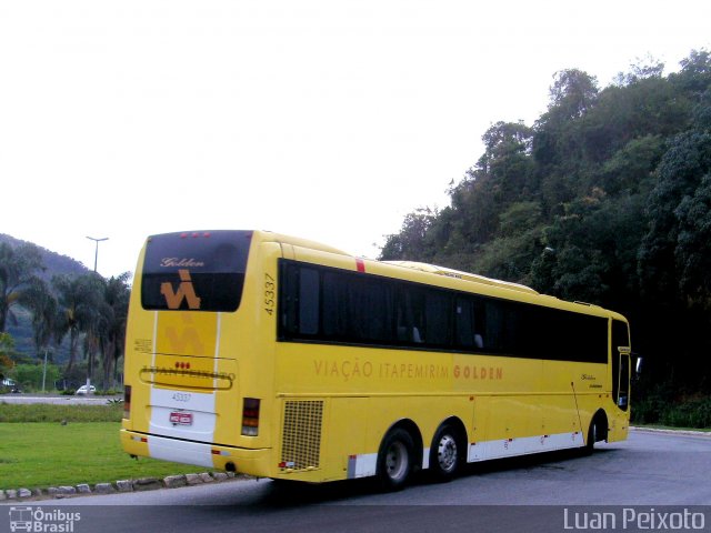 Viação Itapemirim 45337 na cidade de Viana, Espírito Santo, Brasil, por Luan Peixoto. Número da foto: #4426237.