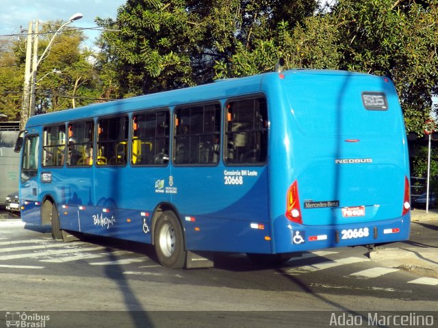 Viação Progresso 20668 na cidade de Belo Horizonte, Minas Gerais, Brasil, por Adão Raimundo Marcelino. ID da foto: 4425950.