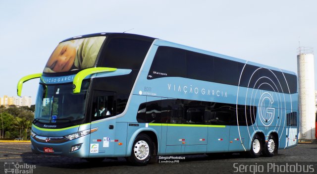 Viação Garcia 8011 na cidade de Londrina, Paraná, Brasil, por Sérgio de Sousa Elias. Número da foto: #4426346.