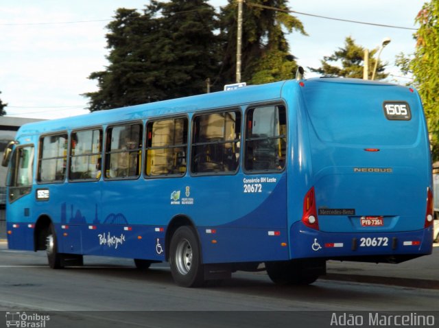 Viação Progresso 20672 na cidade de Belo Horizonte, Minas Gerais, Brasil, por Adão Raimundo Marcelino. Número da foto: #4425959.