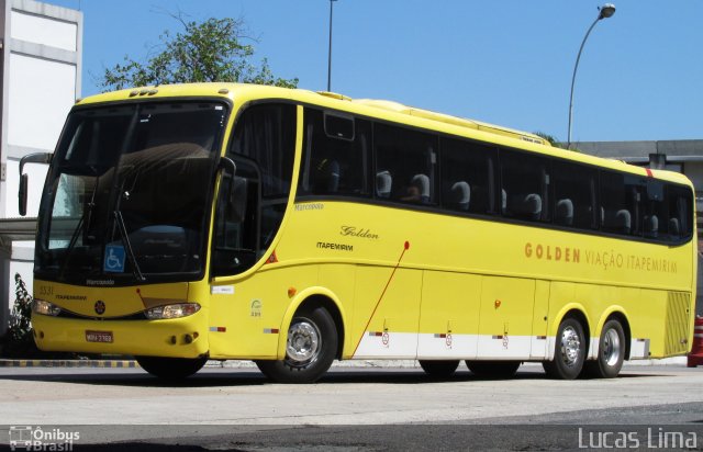 Viação Itapemirim 5531 na cidade de Rio de Janeiro, Rio de Janeiro, Brasil, por Lucas Lima. ID da foto: 4425878.