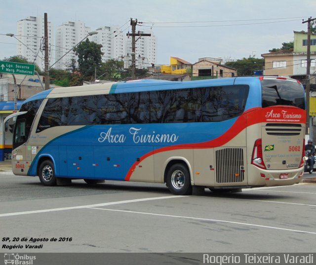 Arca Turismo 5062 na cidade de São Paulo, São Paulo, Brasil, por Rogério Teixeira Varadi. Número da foto: #4425265.