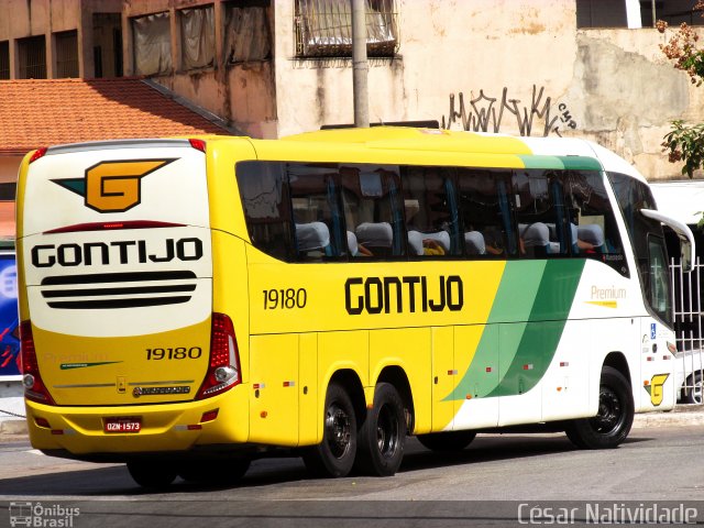 Empresa Gontijo de Transportes 19180 na cidade de Belo Horizonte, Minas Gerais, Brasil, por César Natividade. ID da foto: 4426008.