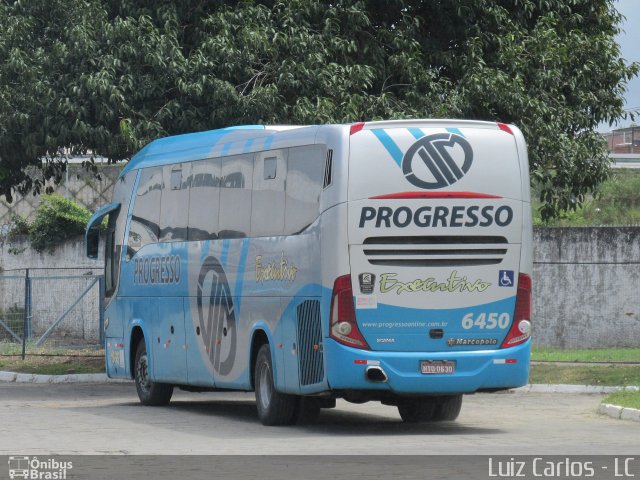 Auto Viação Progresso 6450 na cidade de Recife, Pernambuco, Brasil, por Luiz Carlos de Santana. ID da foto: 4427362.