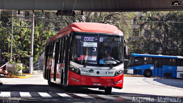 Himalaia Transportes > Ambiental Transportes Urbanos 4 1517 na cidade de São Paulo, São Paulo, Brasil, por Asprilla Matheus. Número da foto: #4427643.