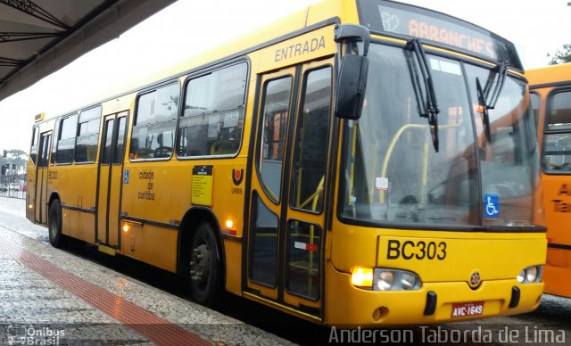 Transporte Coletivo Glória BC303 na cidade de Curitiba, Paraná, Brasil, por Anderson Taborda de Lima. ID da foto: 4426817.